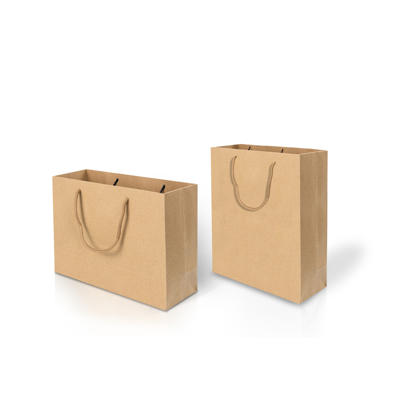 Lipack High-Quality Solid Color Hot Paper Bag with Handle for Packaging