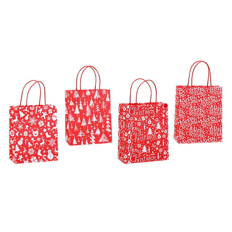 Lipack Eco-Friendly Craft Kraft Paper Bag for Christmas