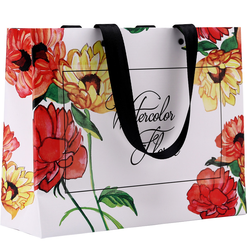Lipack Handmade Luxury Boutique Paper Bag with Logo Printed