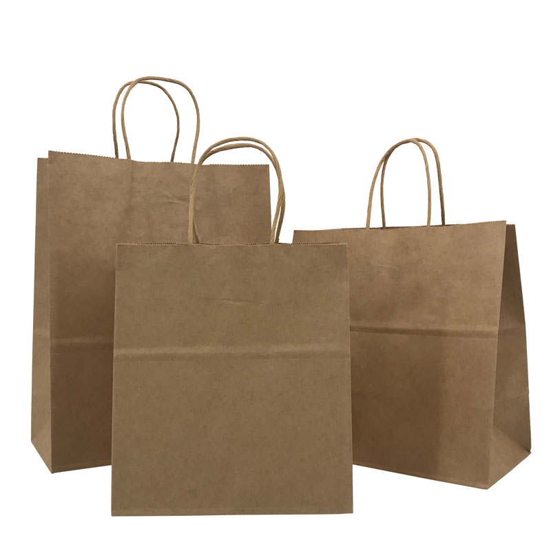 Lipack Fashion Kraft Paper Shopping Bag with Twisted Handles